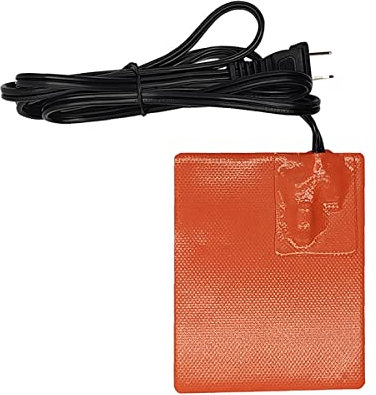 Oil Pan Heater Pad,150 Watt Car Engine Heater Pad Replaces Engine Block Heater,Silicone Oil Heater 120V 4 x 5 Inch with 194°F Thermal Protector,68 Inch Long Power Cord, UL Certificated Plug
