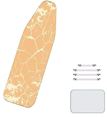 BLEDD 160 x 60 cm, copertura per asse da stiro, fissata con coulisse, facile da installare, adatta per assi da stiro di molte dimensioni, copertura universale per asse da stiro