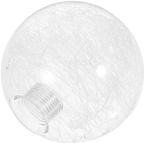 ABOOFAN Abat-Jour Globe En Verre G9 Abat-Jour Fileté Boule Transparente Couvercle D'ampoule Protection Pour Plafond Applique Suspendue 10Cm