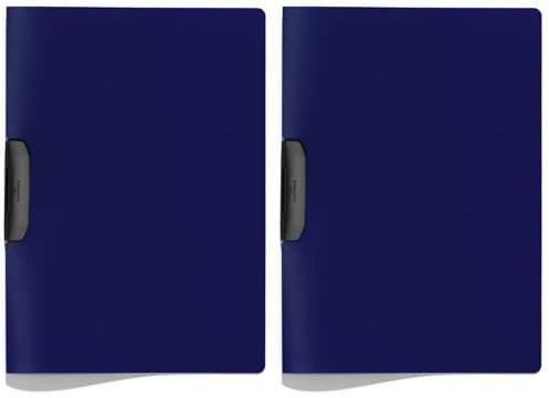 Durable Klemm-Mappe Duraswing, bis 30 Blatt A4, dunkelblau, 10er Packung, 229507