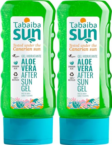 Tabaiba Sun After Sun Gel con Aloe Vera, 2 unidades (2x200ml)