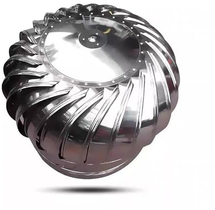 Comignolo Girevole Per Camini In Acciaio Inox 304, Cima In Acciaio Inox A Sfera Girevole Per Canna Fumaria, Cappuccio Rotante, Aspiratore Fumi Cima A Sfera Girevole Per Canna Fumaria(160mm/6.3in)