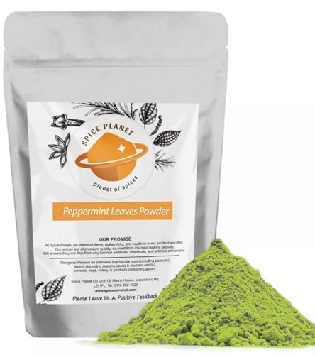 Peppermint Leaf Leaves Ground Powder by Spice Planet® (200 Grams)
