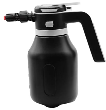 Dualoai Elektrischer Schaumsprüher für die Autowäsche, 2 l Schaumsprühflasche mit USB für Fahrzeuge, Auto-Schönheit, Schwarz