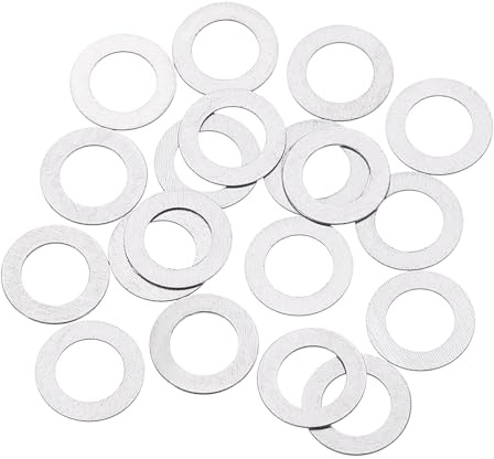 QUARKZMAN Rondelles Plates M6 en Acier Inoxydable 304, 6x10x0,3mm 20Pcs | Entretoises Plates, Ultra Fines pour Vis, Réparation Électronique, automobile