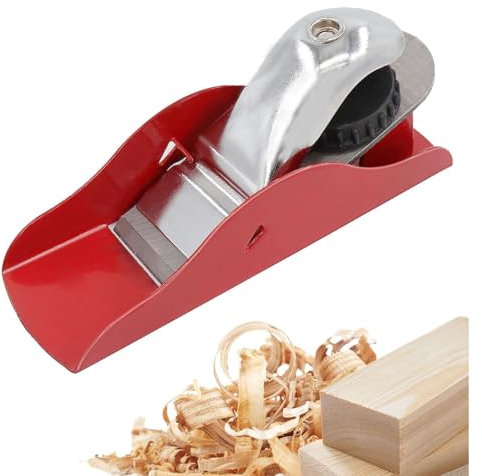 MaoNativey Mini cepilladora de Mano para carpintería, Madera compacta Ligera Ajustable manualmente Cepilladora De Madera,Compacta Y Liviana para Alisar Superficies De Madera