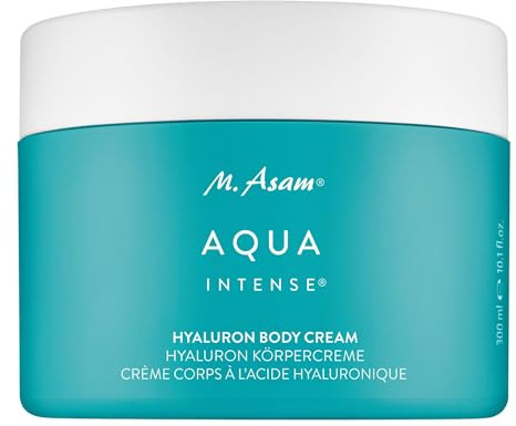 M. Asam Aqua Intense Hyaluron Körpercreme (300ml) | Feuchtigkeitsspendende Körperlotion mit Sheabutter & Hyaluron, Körpercreme für sehr trockene Haut