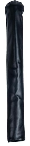 APLVFFZH Funda para Varilla de Alineación Protector para Palos Cubierta de Guía Y Soporte de Equipamiento de Cuero PU a Prueba de Polvo Adecuado para Golfista, Negro