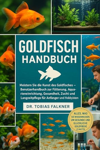 GOLDFISCH HANDBUCH: Meistern Sie die Kunst des Goldfisches Benutzerhandbuch zur Fütterung, Aquarieneinrichtung, Gesundheit, Zucht und Langzeitpflege für Anfänger und Hobbyisten