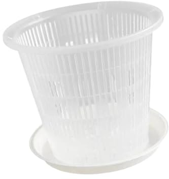 Ioensy Übertopf für Orchideen, für Drinnen Und Draußen, Transparent, Atmungsaktiv Und, Mehrfarbig, 14cm