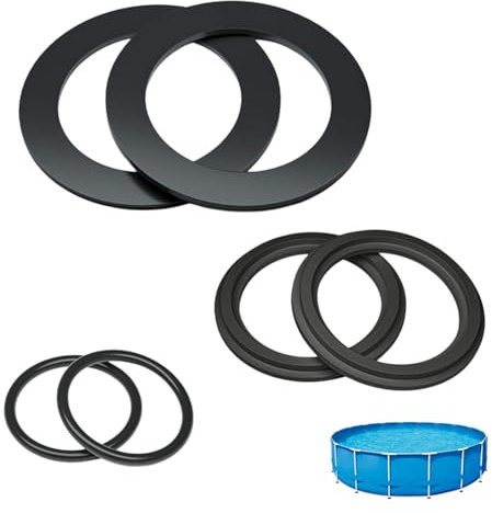 6 Stk Dichtungsringe Set,Pool O-Ring für Intex,Dichtungsring Poolpumpe,Dichtringe Gummi Unterlegscheiben,Dichtung Sandfilteranlage,Dichtungen,Gummidichtung Rund für 10747,25006,25010,28633,28635,28621