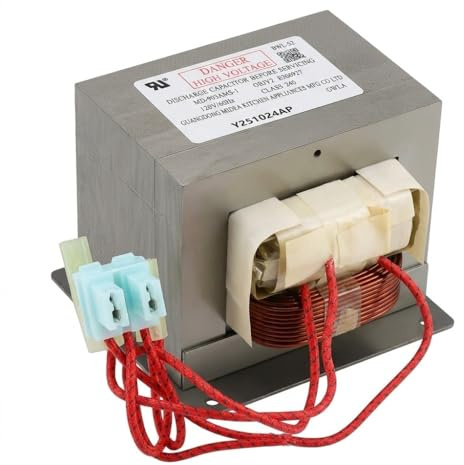Transformador de alto voltaje para horno microondas MD-601AMR-1 120V/60Hz Clase 220 apto para Whirlpool, Kenmore, GE, LG, Hamilton Beach Micowave piezas de repuesto