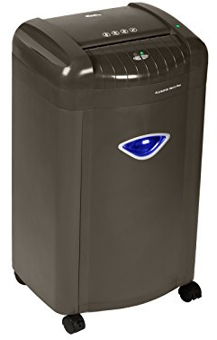 ProfiOffice Papierschredder Alligator 708 CC+ – Flüsterleiser Kreuzschnitt Reißwolf mit Whisper Technology | Dokumentenschredder Büro & Homeoffice | Partikelschnitt P-4, 26L, 8 Blatt, Beleuchtet