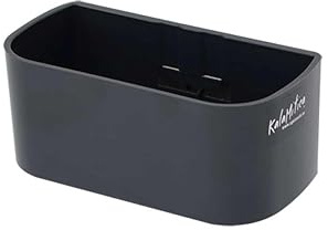 KalaMitica - Magnetischer Stifthalter, Markerhalter, Blumentopf - Behälter für Magnettafel, Kühlschrank und Andere Magnetische Oberfläche - 13,8 x 6,7 x 5,7 cm - Dunkelgrau