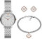 Emporio Armani Uhr für Damen , Zweizeiger Uhrwerk, 32mm Silbernes Edelstahlgehäuse mit Edelstahlarmband, AR80023