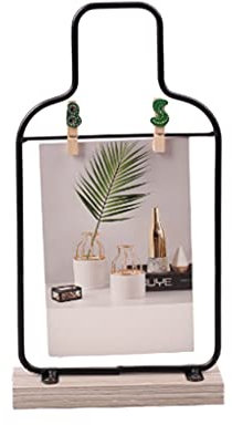 PIAOLING Cornice per Foto Cornice,Impronte Cornice Agganciamenti in Vetro ad Alta Definizione,Display flottante per la scrivania Cornici per Foto da Esposizione (Color : B)