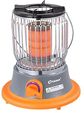 YKYR Outdoor Tent Heater, Camping Gas Stove, Portable Space Heater With Handle, Camping Heater Stove For Ice Fishing Hiking Hunting Survival (Color : Green Liquefied Gas Type)