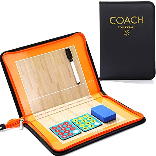 RoseFlower Taktikboard Volleyball - Magnettafel Volleyball Coaching Board, Taktiktafel -Faltbare Strategie-Lehr-Zwischenablage, Profi Taktikmappe Strategiebrett für die Schulung und Spielanalyse #1
