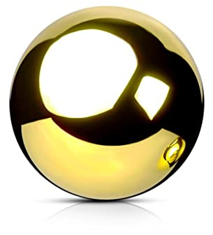 Paula & Fritz® Piercing Ersatz-Kugel Chirurgenstahl 316L Innengewinde 1,2-mm 1,6-mm Stärke Kombinierbar Mehrfarbig Barbell Labret Surface Nipple Ball