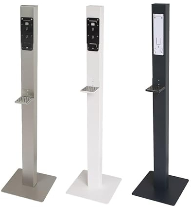 Blanc HYGIENIC Bodenständer Edelstahl (OHNE SPENDER & INFOTAFEL) in versch. Farben Farbe Edelstahl
