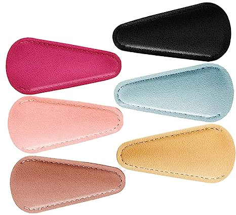 FRCOLOR 6st Scherenetui Scherenhülse Reiseschere Handgepäck Schere Scheiden Stickerei Abdeckung Schere Abdeckung Scissor Protector Mantel Scherenhalter Extra Dickes Pu-leder Fall Haupt