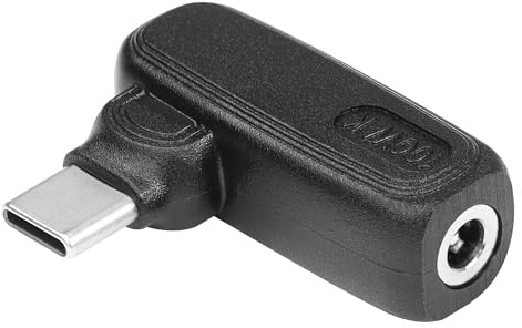 SinLoon - Adaptador de carga de alimentación de 100 W PD DC4017 a tipo C DC 4.0 mm x 1.7 mm hembra a USB C macho, Uil-in con chip de inducción de identificación automática PD, para teléfonos,