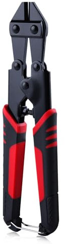 GOLD DEER Mini Bolt Cutters 8 Inch Small Bolt Cutter Heavy Duty Wire Cable Cutter Spring Loaded Snips Clippers with Ergonomic Handle Screw Cutter Tool for Chains, Steel Wires, Rods, Fence, Rivets