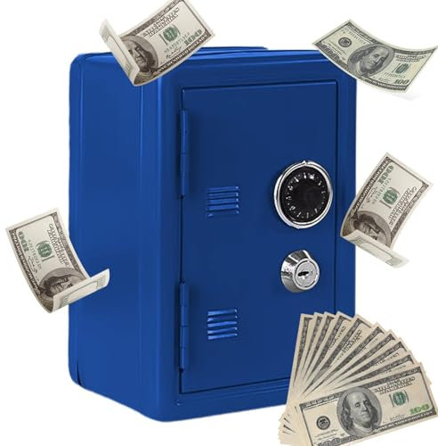 boîtier avec verrouillage - Boîte de porte-porte en métal pour | Metal Menper Menper Metal pour, Creative Mein avec cadenas, tirelire pour pièces, boîtes