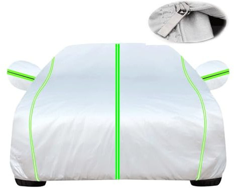 Hagelschutzplane Auto Für Citroen Berlingo 2000-2024 2025, Abdeckplane Auto Wasserdicht, Outdoor, Atmungsaktiv, UV-beständig, Indoor Und Outdoor Garage, Winter(Silver)