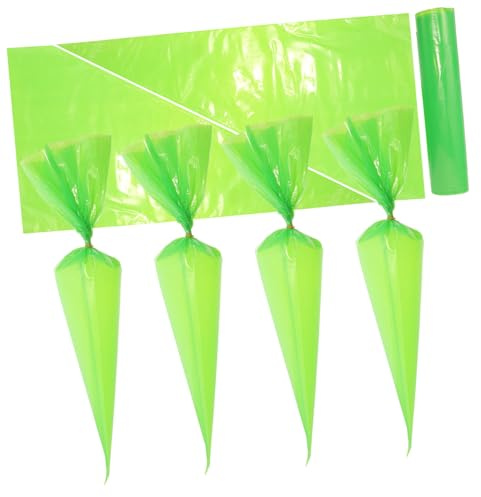ANDRESLAD Bolsas Para Lechada De Cemento Reforzadas Color Verde, Herramienta Aplicadora Para Albañilería y Azulejos, Diseño Triangular Isósceles, Pack De 50 Unidades Para Construcción Profesional