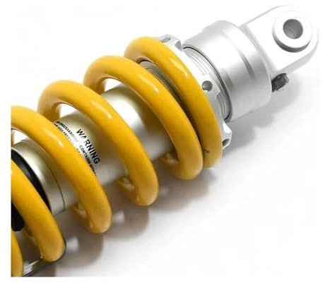 Stoßdämpfer Hinten Universeller Verstellbarer Stoßdämpfer Für Motorräder 285 Mm Hinten Öl-Gas-Mischdämpfung(Gold)