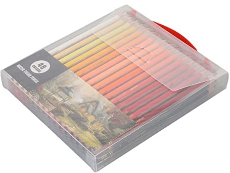 Vvikizy Artist Pencils Set Akvarellpennor för Färgning och Skiktning 72 Bitar med Penselpenna (48 färger)