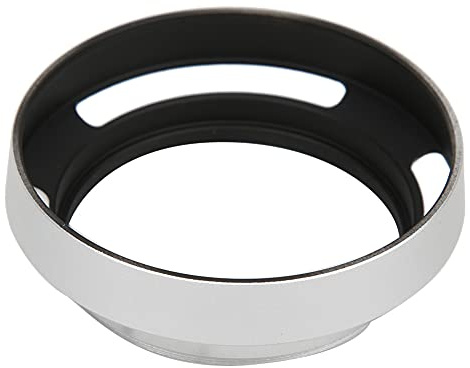 Dioche Universell Aluminiumlegering Universal Aluminiumlegering Bärbar Ihålig Kamera Fasad Motljusskydd - Silver |för 49 Mm, 52 Mm, 55, 58 Linser med Reflektionsbeläggning (55)