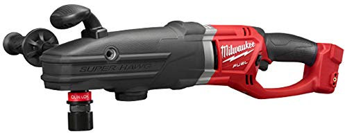 Milwaukee 2711-20 M18 Fuel Super Hawg Right Angle Drill with Quik-Lokbare