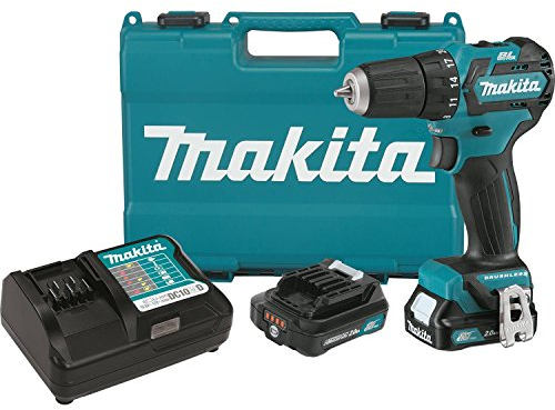 Makita FD07R1 12V MAX CXT Lithium-Ion Brushless Cordless Driver-Drill Kit, 3/8 by Makita
