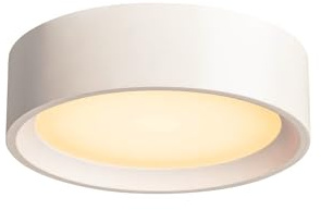 SLV PLASTRA LED Deckenleuchte, weiss, 3000K