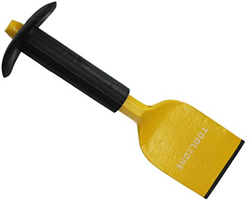 57mm 2-1/4 Brick Stone Concrete Masonry Bolster Chisel 215mm with Hand Guard
