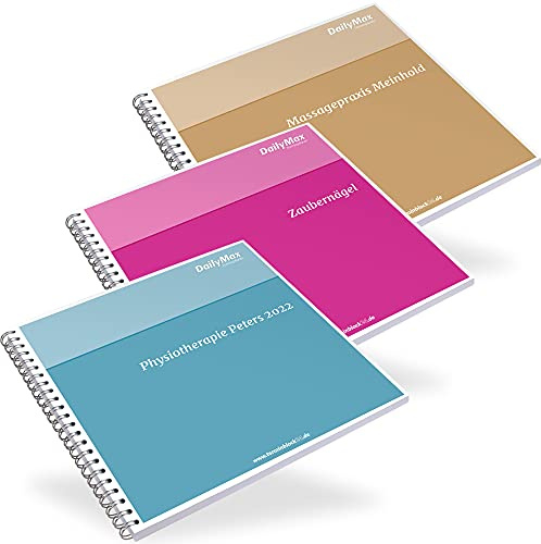 individueller Praxisplaner optimal für 2 Mitarbeiter, 15-Minuten-Takt, 7-20 Uhr, Mo-Sa, Format: 30 x 29,7 cm. Ihr Wochenplaner für Praxis, Studio, Salon und Klinik …