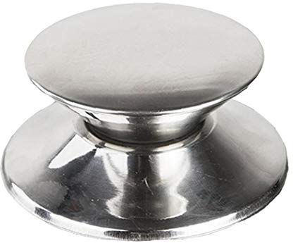 AMOYER Remplacement Pot Couvercle Boutons en Acier Inoxydable Casseroles Poignée Couverture Durable Silver Wok Couvercles Grip Batterie De Cuisine Accessoires
