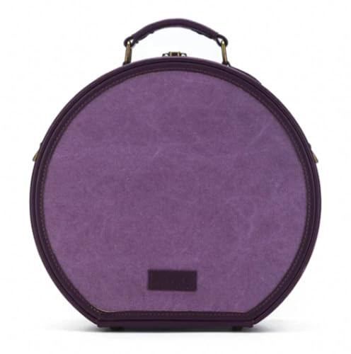 Della Q Hat Box Plum - 1pc