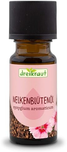 dreikraut Huile de fleur de clou de girofle BIO 100 % naturelle pure huile parfumée cosmétique (50 ml, huile de fleur de girofle)