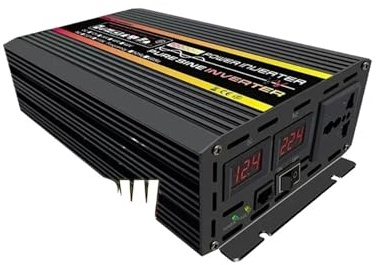 XSWXACTMF 10000W/12000W Inverter Voltage Converter DC 12/24/48/60V to AC 220V 110V Transformer Solar Power Inverters(24V-110V 60HZ)