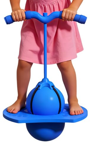 Balance Jump Board Ball Kids, Sprungball Für Kinder Und Erwachsene, Hüpfball Balance-Hüpfball Für Kinde, Hüpfspielzeug Outdoor Indoor, Mit Rutschfester Unterseite,Sprungbrett Für Drinnen, Draußen
