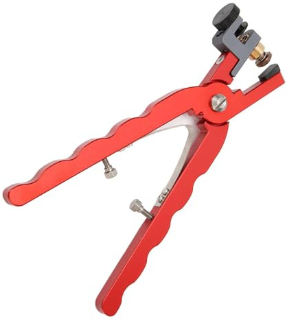ZBIianxer Correa de metal resistente, herramienta perforadora para correa de reloj de cuero, goma, diseño antideslizante, pinzas ergonómicas para correa de reloj
