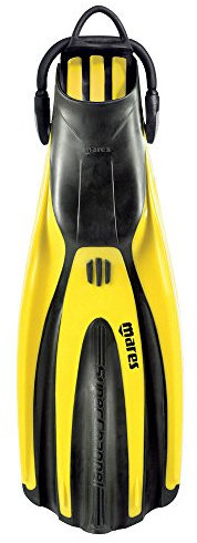 Mares Erwachsene Fins Avanti SUPERCHANNEL OH Flossen, Gelb, XL