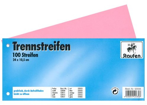 Trennstreifen rosa 100er-Packung