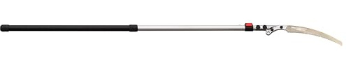 SILKY Zübat Professional Stangensäge 2-teilig 2,0–3,3 m | 330 mm Zugsägeblatt 7,5 Z/30 mm | ovale Alu-Teleskopstange, Doppel-Verriegelung | Gummigriff & Stoßschutz | HookFox optional | Baumpflege