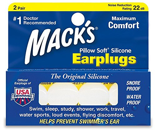 Macks Pillow Soft Ear Plugs White