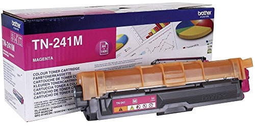 Brother Original Tonerkassette TN-241M magenta (für Brother HL-3140CW, HL-3170CDW, HL-3150CDW, DCP-9020CDW, MFC-9140CDN, MFC-9330CDW, MFC-9340CDW)
