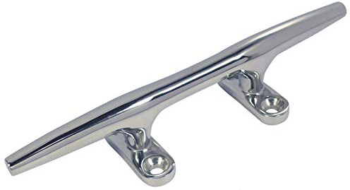 wellenshop Belegklampe Hollow Klampe Festmacherklampe 100-300 mm Edelstahl Rostfrei Bootsklampe Boot Tau Seil Befestigen